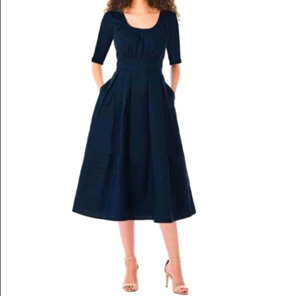 Eshakti Navy Chelsea Dress (20W)